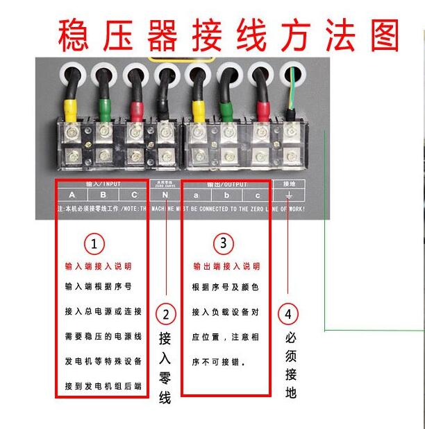 交流穩(wěn)壓器的接地步驟
